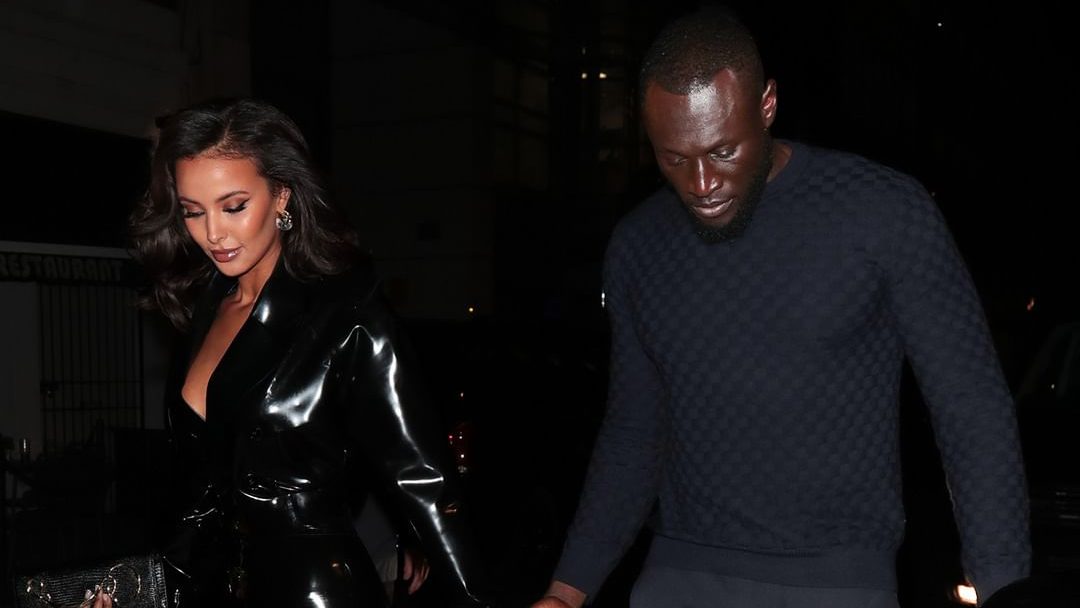 Stormzy and Maya Jama