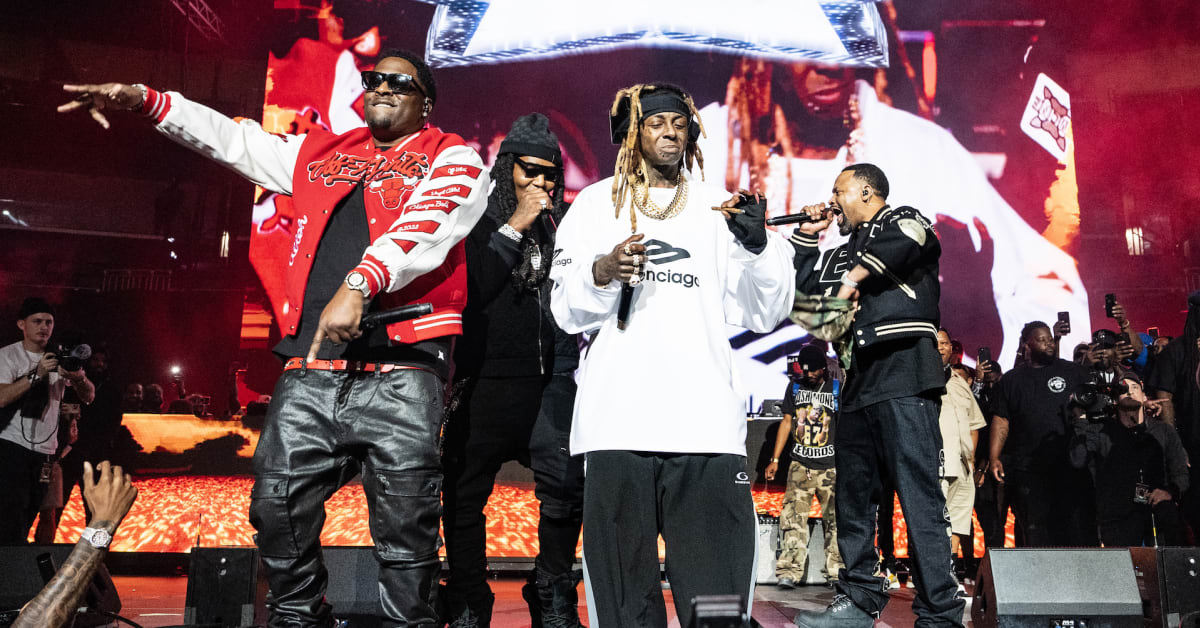 Lil Wayne Reunites With The Hot Boys at 'Weezyana' Festival 