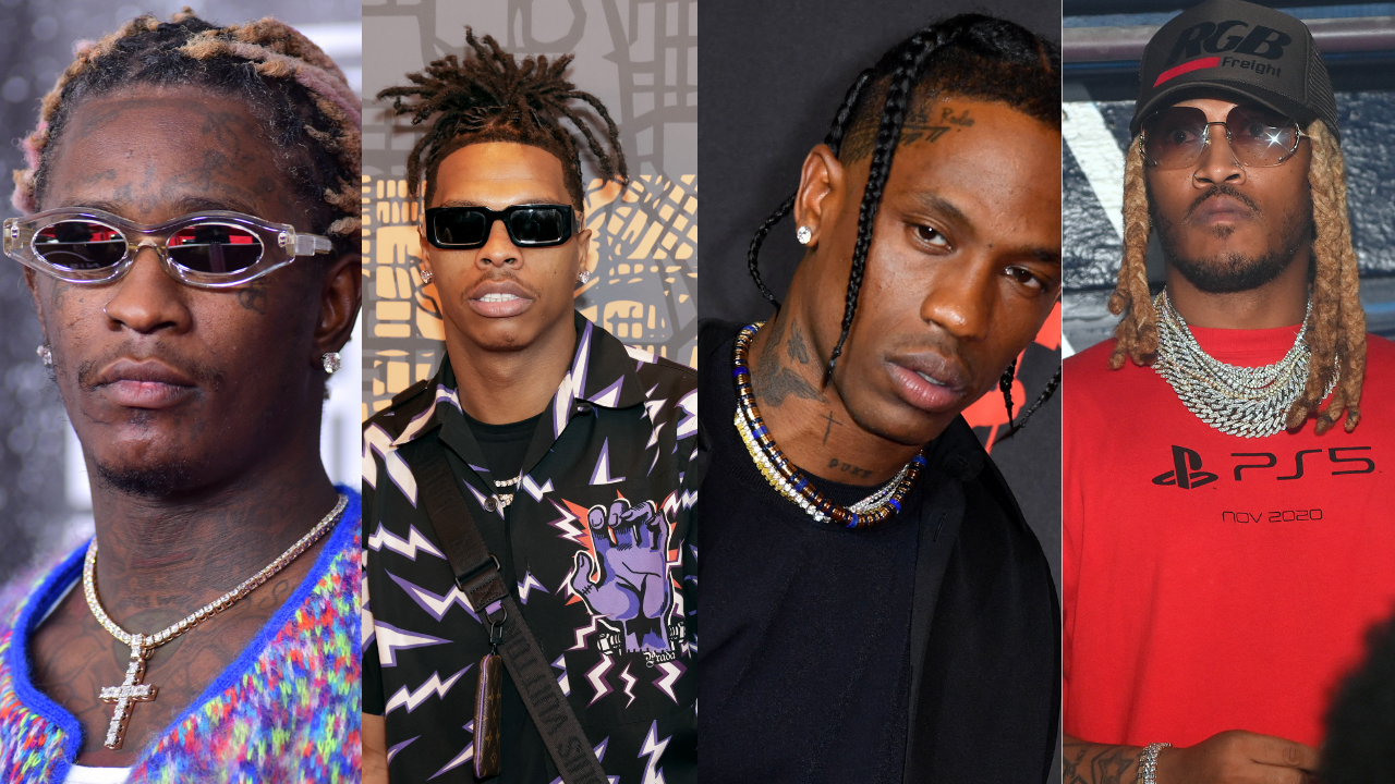 Young Thug Hits the Studio with Travis Scott, Future and Lil Baby