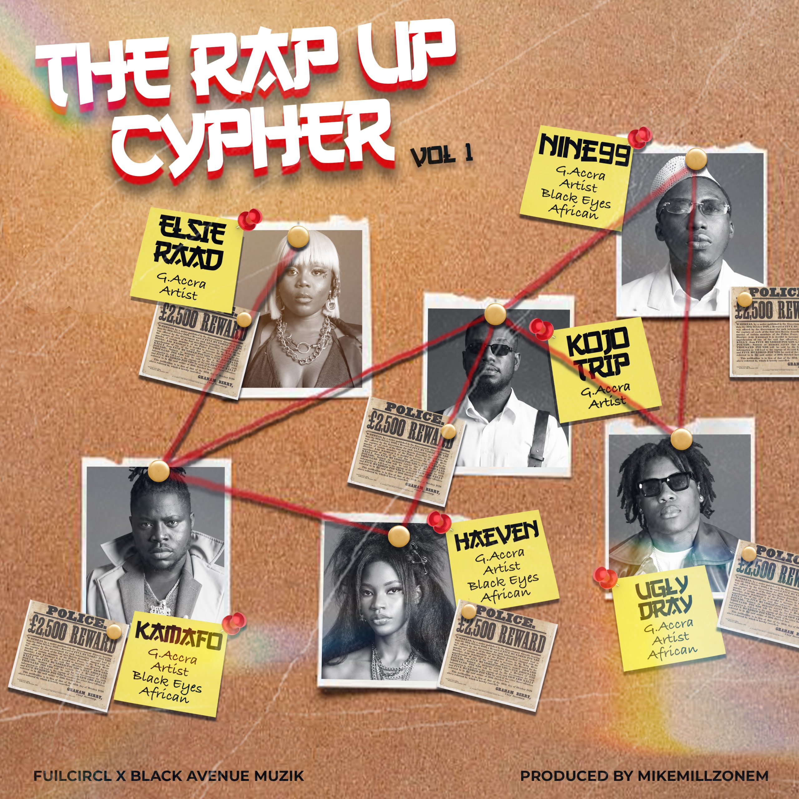 FullCircl Management: Spotlighting the Next Big Stars in Ghanaian Rap with 'The Rap-Up Cypher'