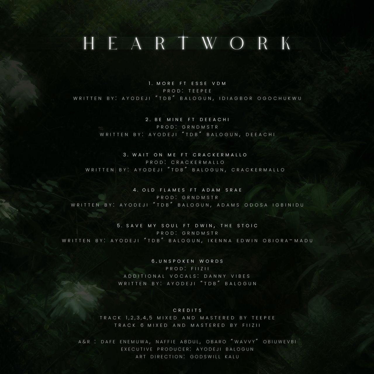 TDB Tracklist
