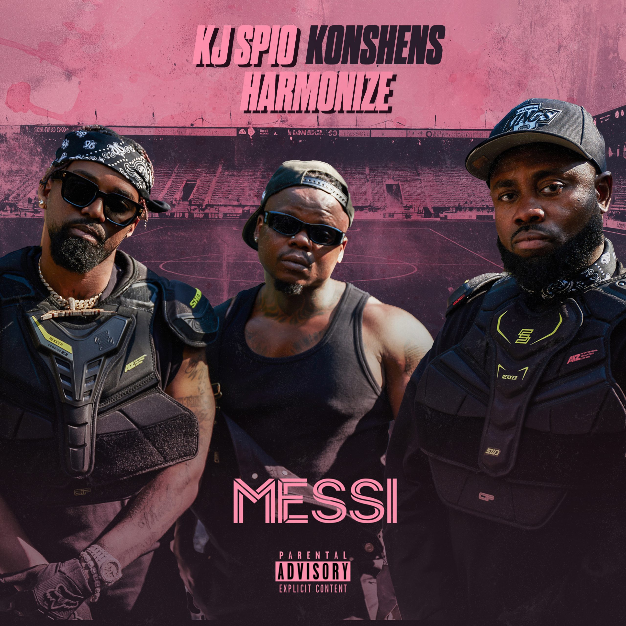 KJ Spio, Konshens & Harmonize Release 'MESSI', Mashing Amapiano, Dancehall & Afrobeats