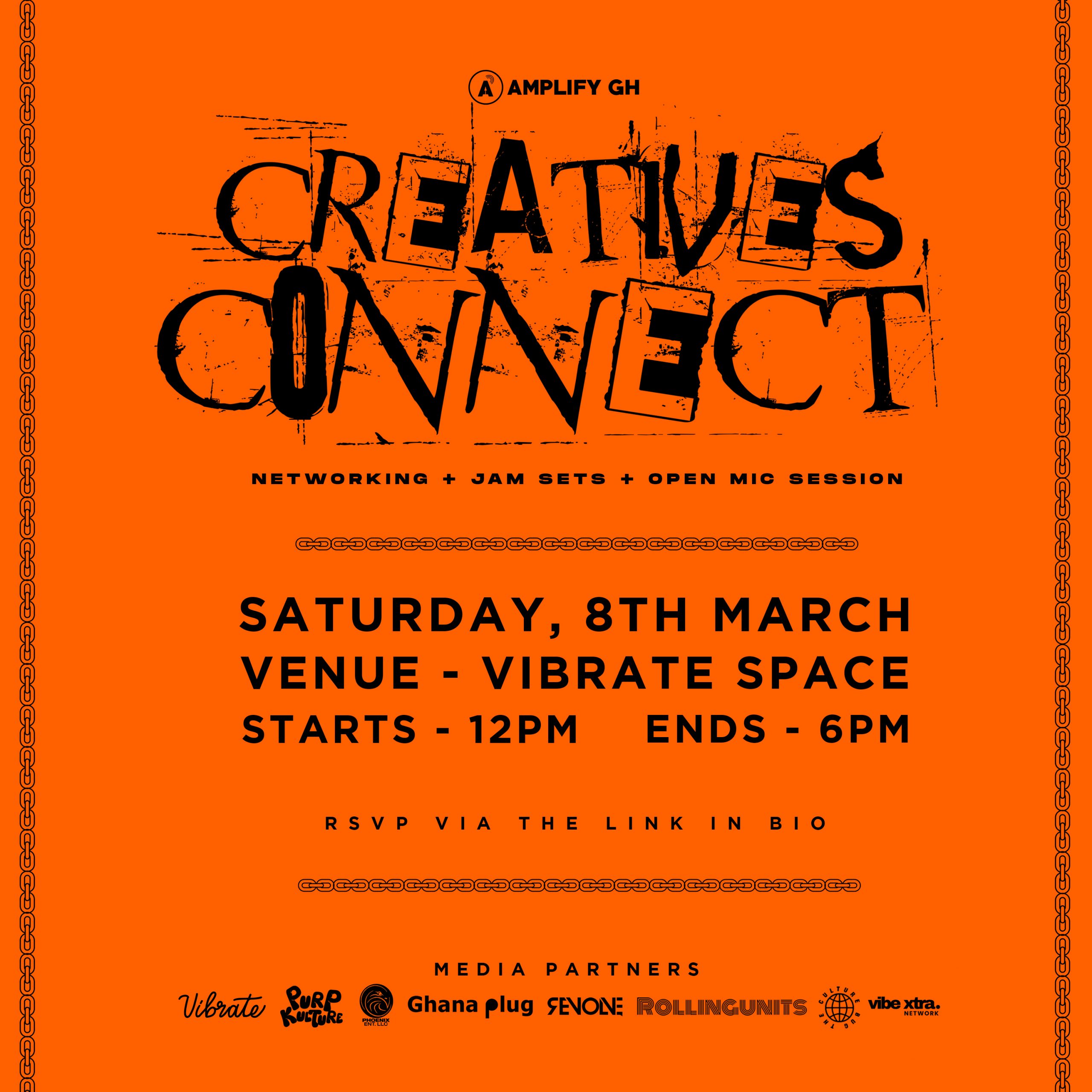 Amplify Ghana hosts maiden ‘Creatives Connect’ inside Vibrate Space 