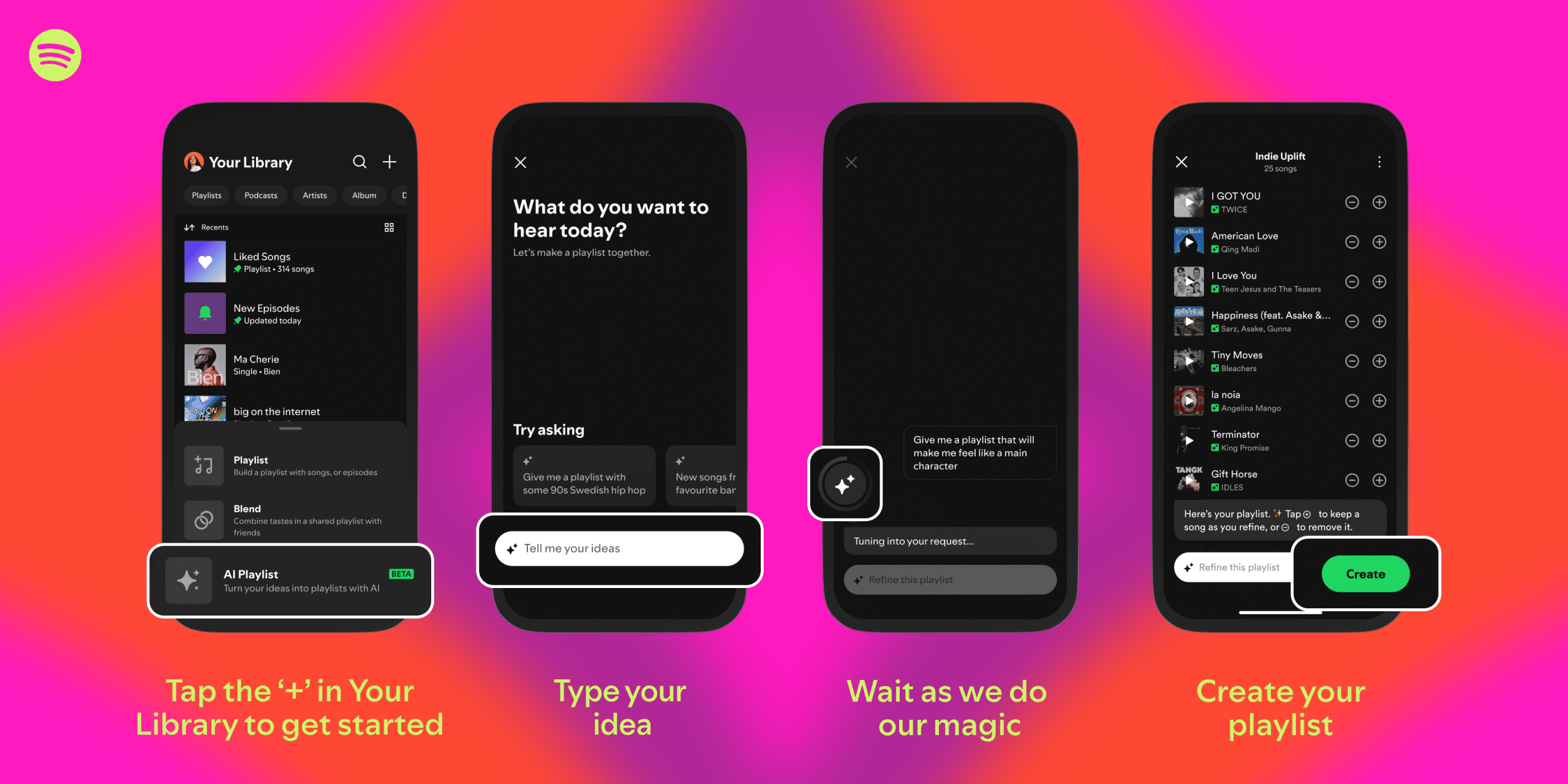 Spotify AI Playlist.